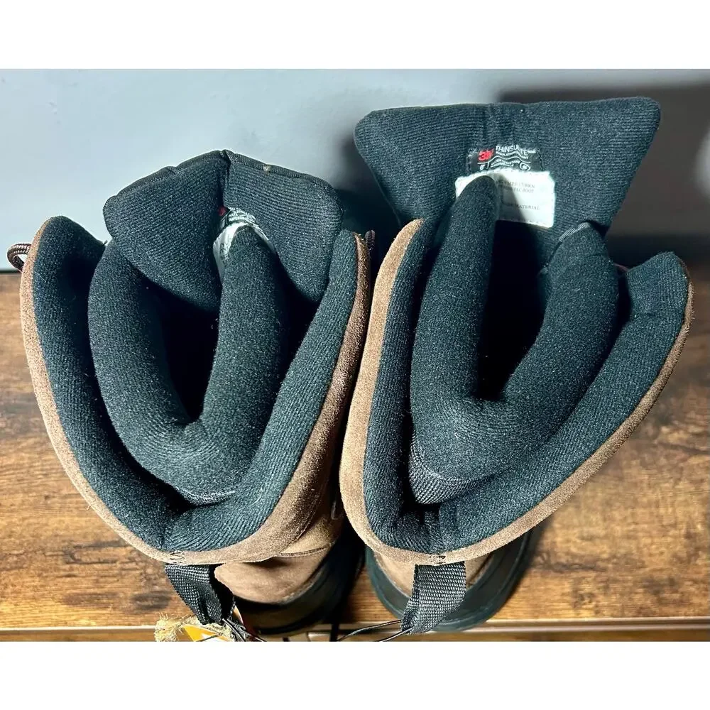 NWT Field & Stream Men’s Brown PAC Boots 400 Gram Insulation 3M Thinsulate Sz 13